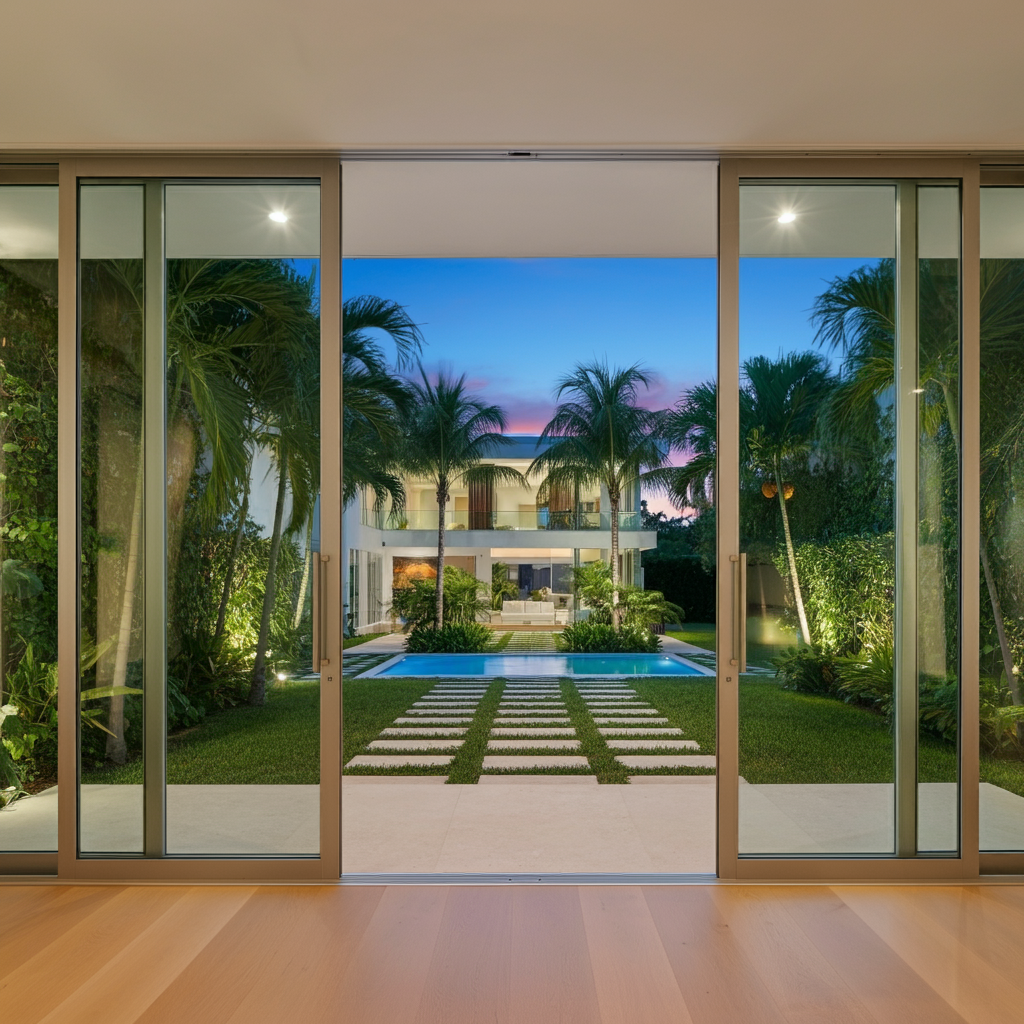 Sliding Doors in Living Room